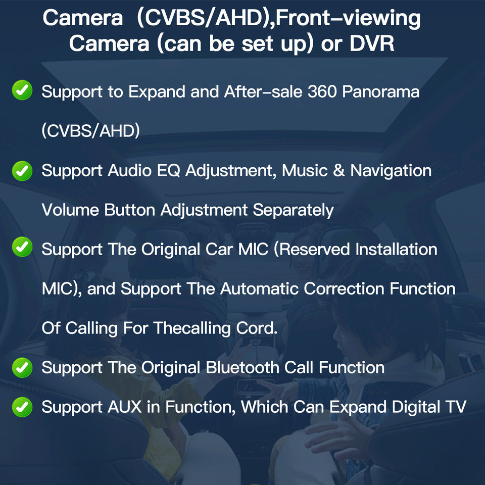 Wireless Carplay Android Auto decoding box for Ford Sync2 system