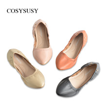 跨境蛋卷鞋女2025新款夏秋季浅口孕妇单鞋欧美休闲女士软底奶奶鞋