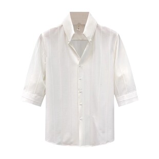 中袖七分袖上衣男