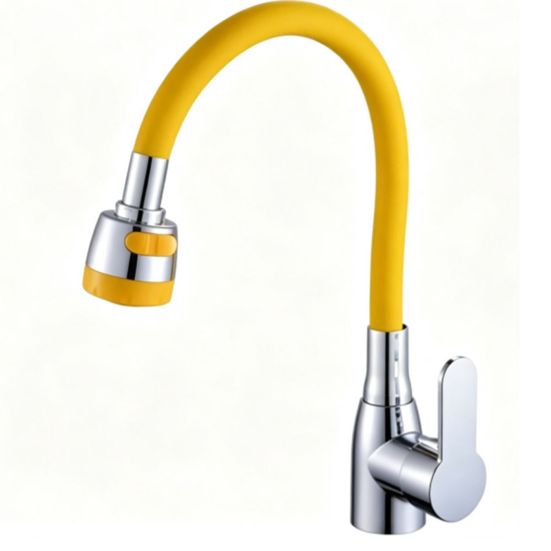Cross-border universal kitchen faucet, hot and cold water, for vegetable washing, sink, anti-splash, rotating, for home use, commercial faucet