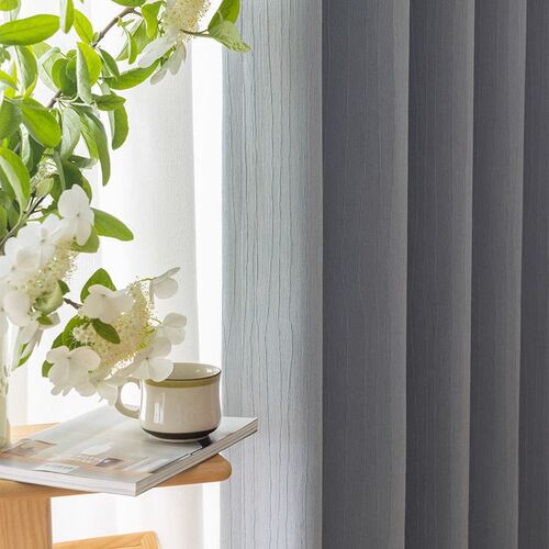 Japanese pleated suede curtains, new antibacterial baby curtains, whole house suede blackout curtains, finished custom-made