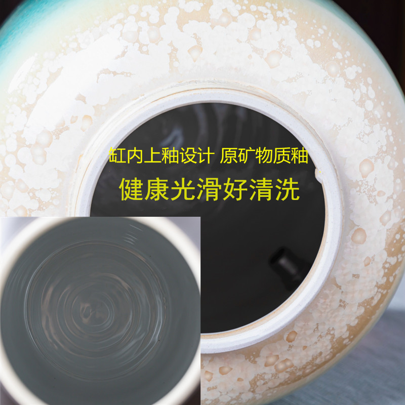 MPM3陶瓷水缸家用储水用带龙头茶水桶抽水桶净水缸泡太岁缸自助饮