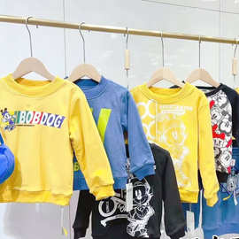 小黄鸭秋装森点摩卡贝贝秋季儿童服装杂款包童装品牌折扣套装尾货