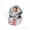Ring stainless steel, glossy photo, suitable for import, new collection, European style