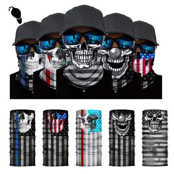 Head Half Face series Amazon autumn and winter mask Children's Protective Magic headscarf warm sports riding elastic
