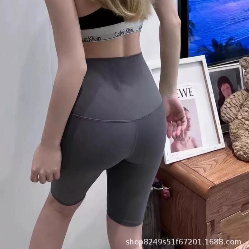 Lulu Original Yoga Pants Align High-Waisted Butt-Lifting Sports Tight Five-Point Pants Sports Fitness Leggings