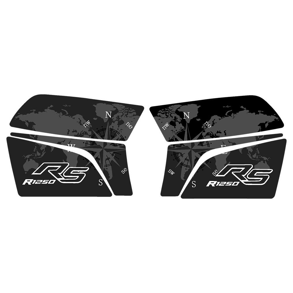 Apto para BMW Waterbird R1250RS R 1250 RS maleta de viaje caja de respaldo pegatina