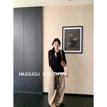 NIUGUGU ��ϵ�������뿪�쳤��T��Ů�¿�߼�С�ڲ�ײ������#3127