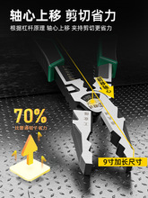 老虎钳电工钢丝钳多功能钳子尖嘴钳工业级省力五金工具