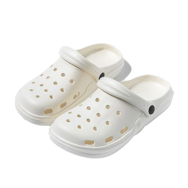 Летняя обувь, нескользящие дезодорированные шлепанцы на платформе, с наклейкой на каблук