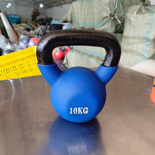 Libosen Solid Cast Iron Plastisol-Coated Kettlebells | Colorful Grip Dumbbells | Home Gym Handheld Back-Training Dumbbells