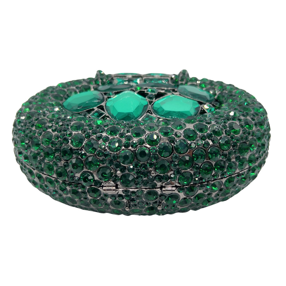 Piedra fábrica de bolsas de noche metal hueco diamantes bolsas de banquete diamantes bolsas de mano de mujer