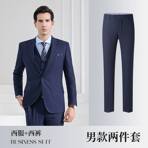 Men - Blue Suit + Trousers