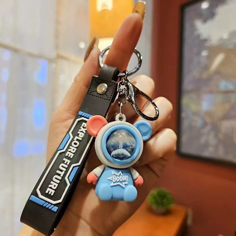 Moda nórdica corbata oso tendencia violenta personalidad llave oso bolsos accesorios accesorios pequeños regalos creativos