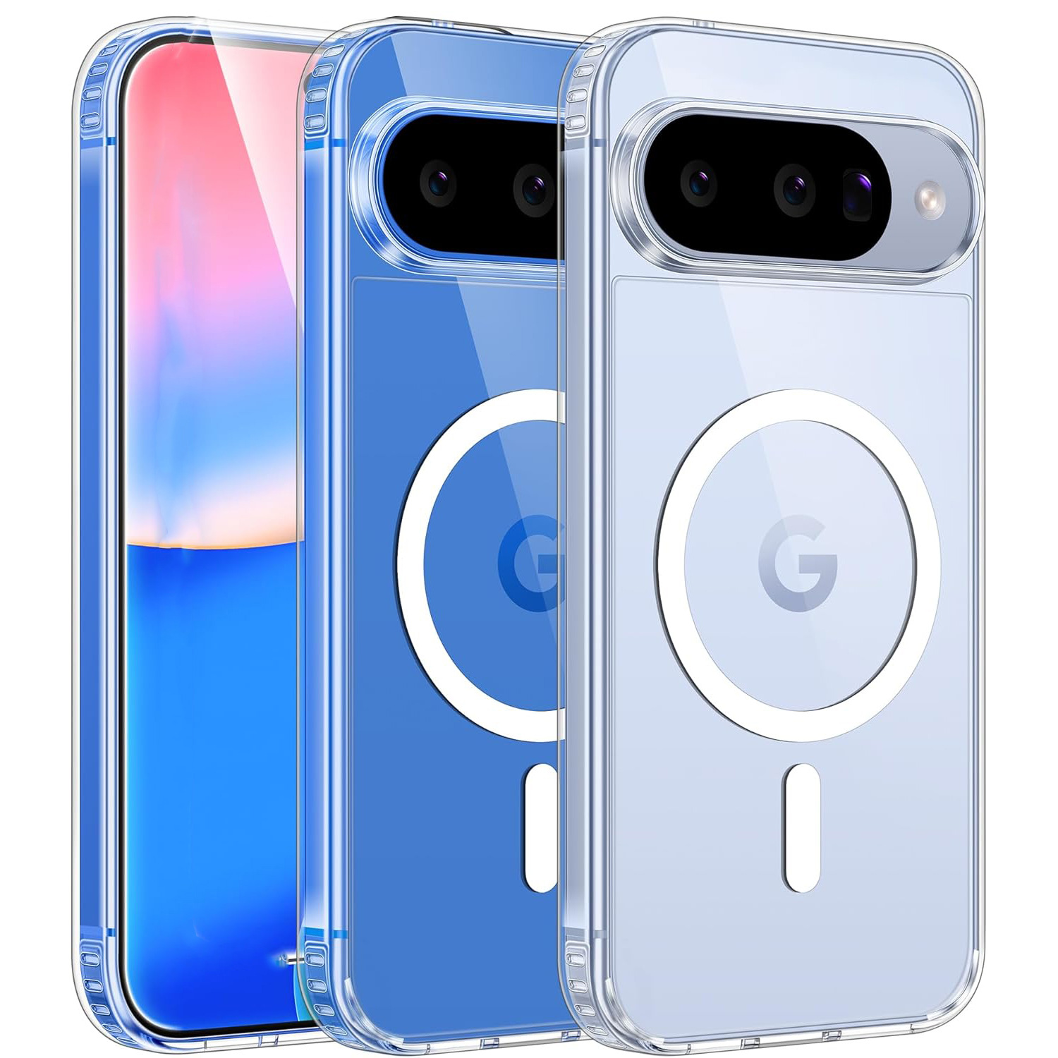 Google, compatible transparent phone case, protective case, GooglePixel9, 10A, fall protection