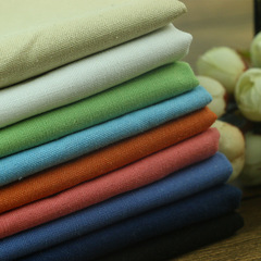 【加工定制】染色亚麻布 2-5#秋冬麻棉服装面料 沙发抱枕汗蒸服布