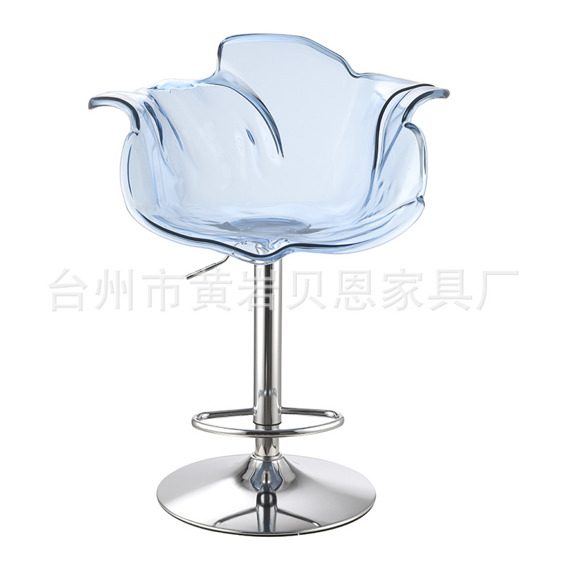 꽃잎 등받이 플라스틱 의자 크리 에이 티브 간단한 커피 레저 의자 유럽 식탁 의자 북유럽 식당 의자 인터넷 연예인 레스토랑 의자