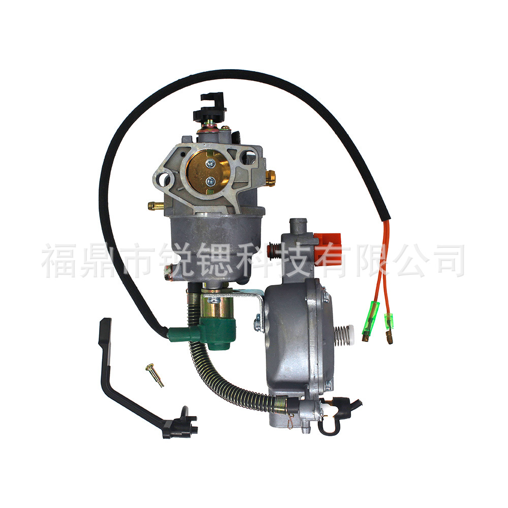 188F dual-fuel carburetor for 190F engine, suitable for GX390 GX340 LPG NG generator