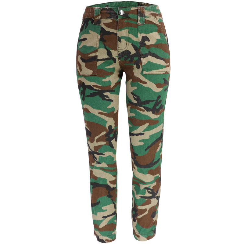 Pantalones Vaqueros Casuales de Camuflaje para Mujer, Estilo Hip-Hop, Holgados, Estilo Urbano, Otoño/Invierno 2025, Novedad Europea y Americana