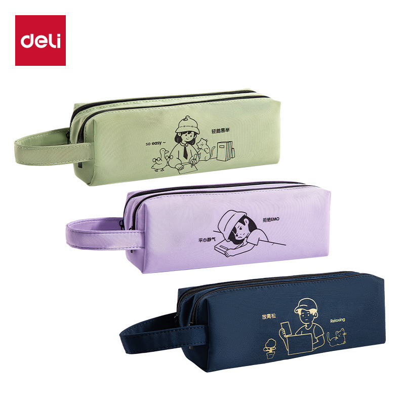 Bolsa multipropósito compuesta de bolsillo de bolsillo para estudiantes de primaria y secundaria de Déli BC388 / BC389 / BC390