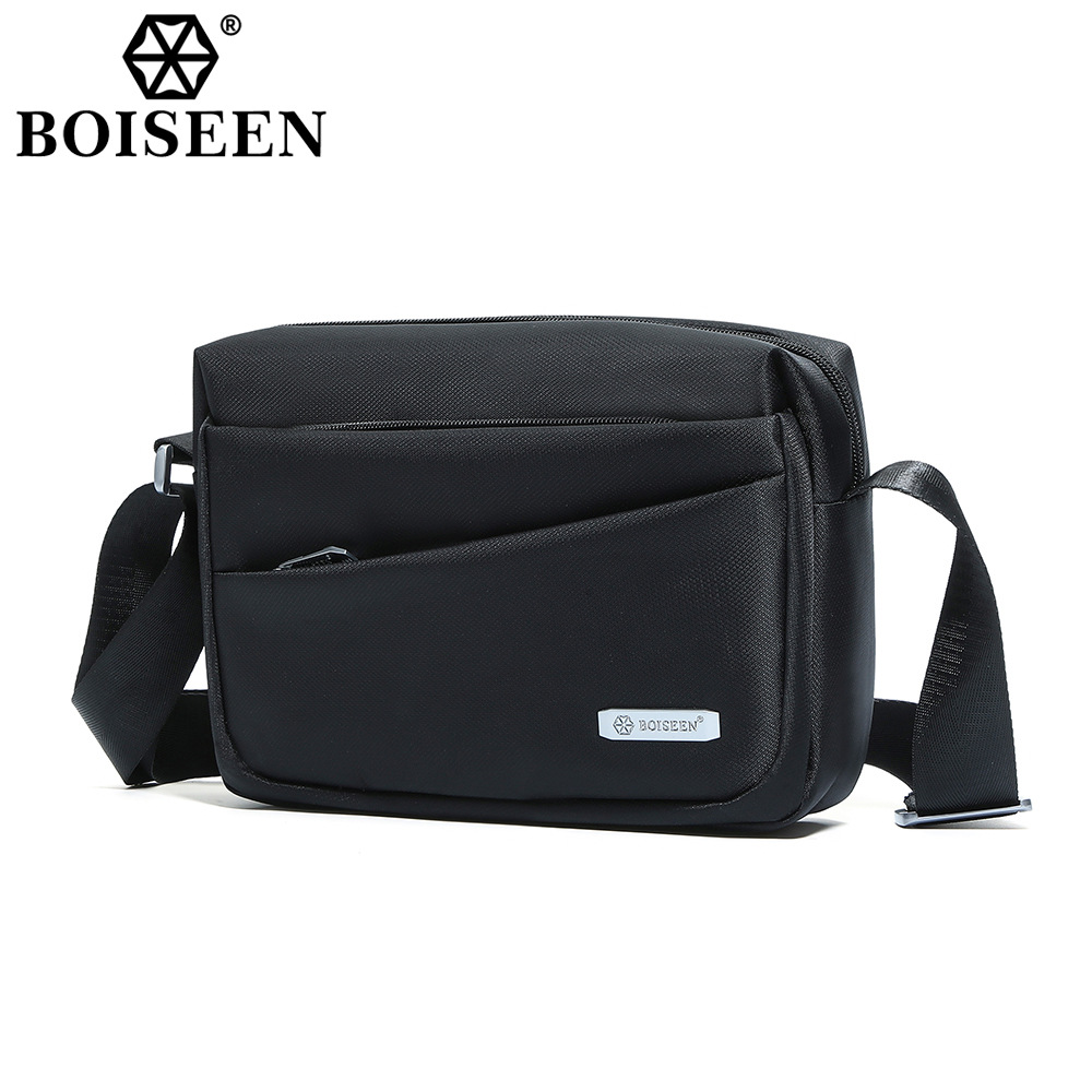 capacious nylon one-shoulder bag