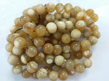 藏式天然藏式白牦牛角圆珠隔珠散珠佛念珠珠子手串 佛珠配饰