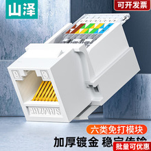 ɽ��(SAMZHE)��W�jģ�K CAT6ǧ�����W�����ģ�K RJ45ˮ���^