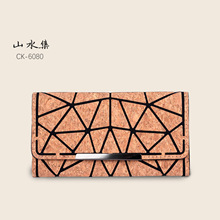 木里木外软木树皮包 几何长款钱包 简约小众设计 日常耐用便携