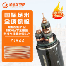 金福友電線電纜源頭生產廠家YJV22 3*120 8.7/15KV 中高壓電線電