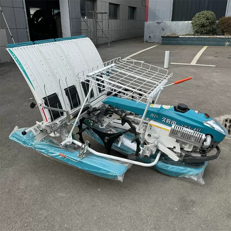 手扶步进式水稻插秧机四行六行秧苗种植机械全自动秧苗种植机