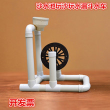 pvc漏斗转轮水轮玩具水车玩沙子工具幼儿园沙水区玩沙玩水玩具
