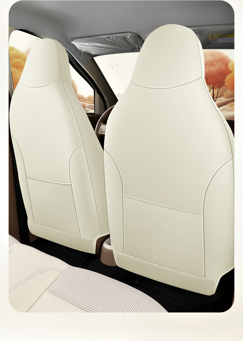 2025 four-generation Wuling Hongguang mini special car seat cover four-door fully enclosed cartoon leather seat cover