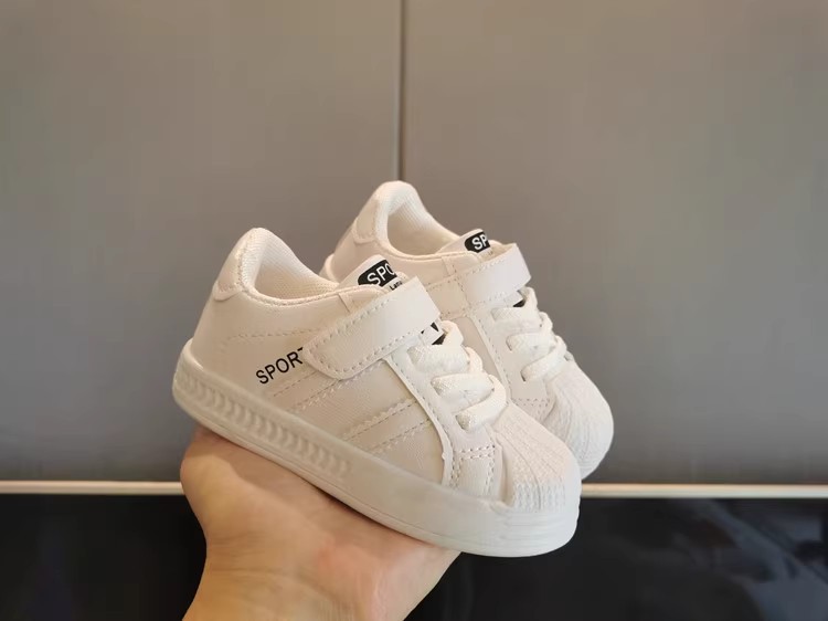 Frühling Herbst Walking Kindergarten Weiß Baby Kleine kinder Bord Schuhe Jungen und Mädchen Sport_voghion.com