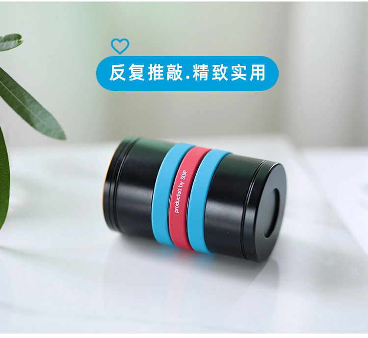 Aluminum Alloy Household Large Ashtray with Lid, Large Heightened High-End Enclosed Car Ashtray