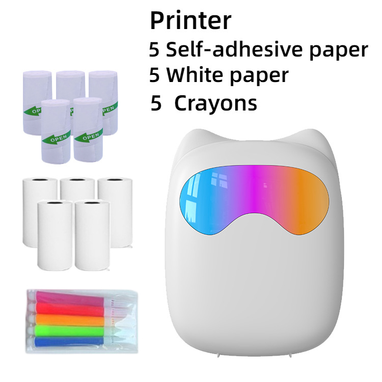 Nuevo adhesivos transfronterizos C37 impresora térmica portátil pequeña de bolsillo para estudiantes mini impresora de errores