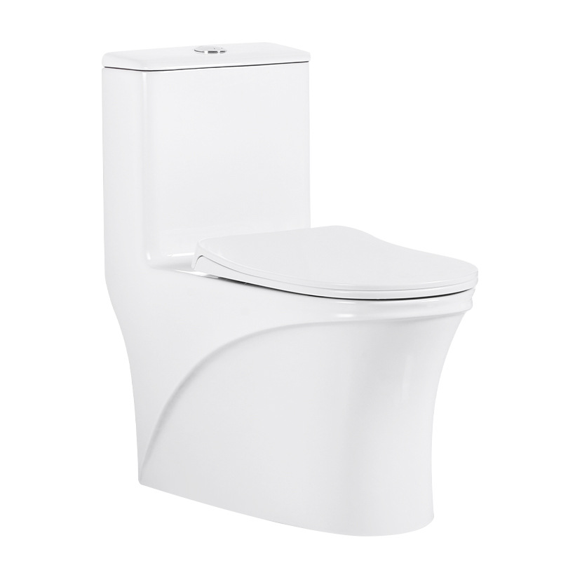 Inodoro inodoro sifón doméstico ordinario Hotel ingeniería decoración nueva fábrica al por mayor ahorro de agua fila trasera
