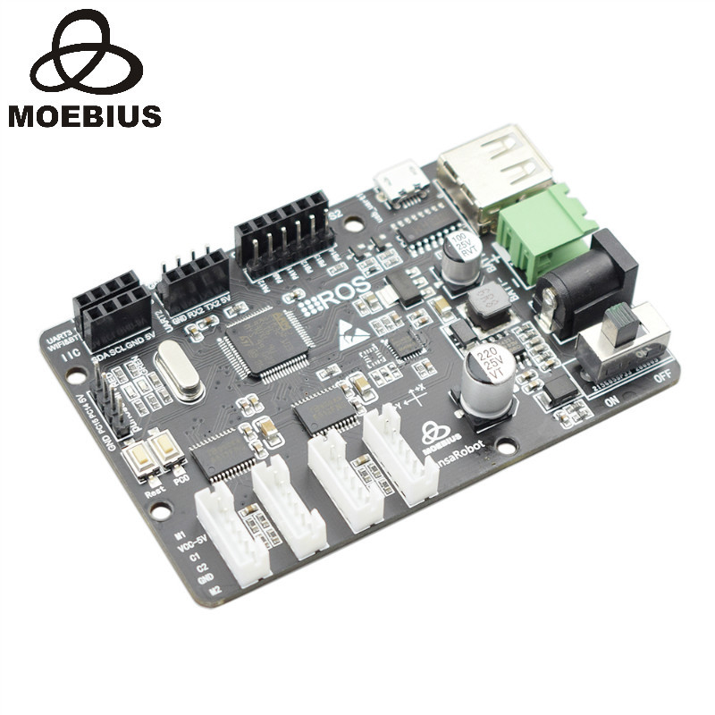 麦克纳姆轮控制板闭环电机驱动全向机械臂开源ROS控制器OLED