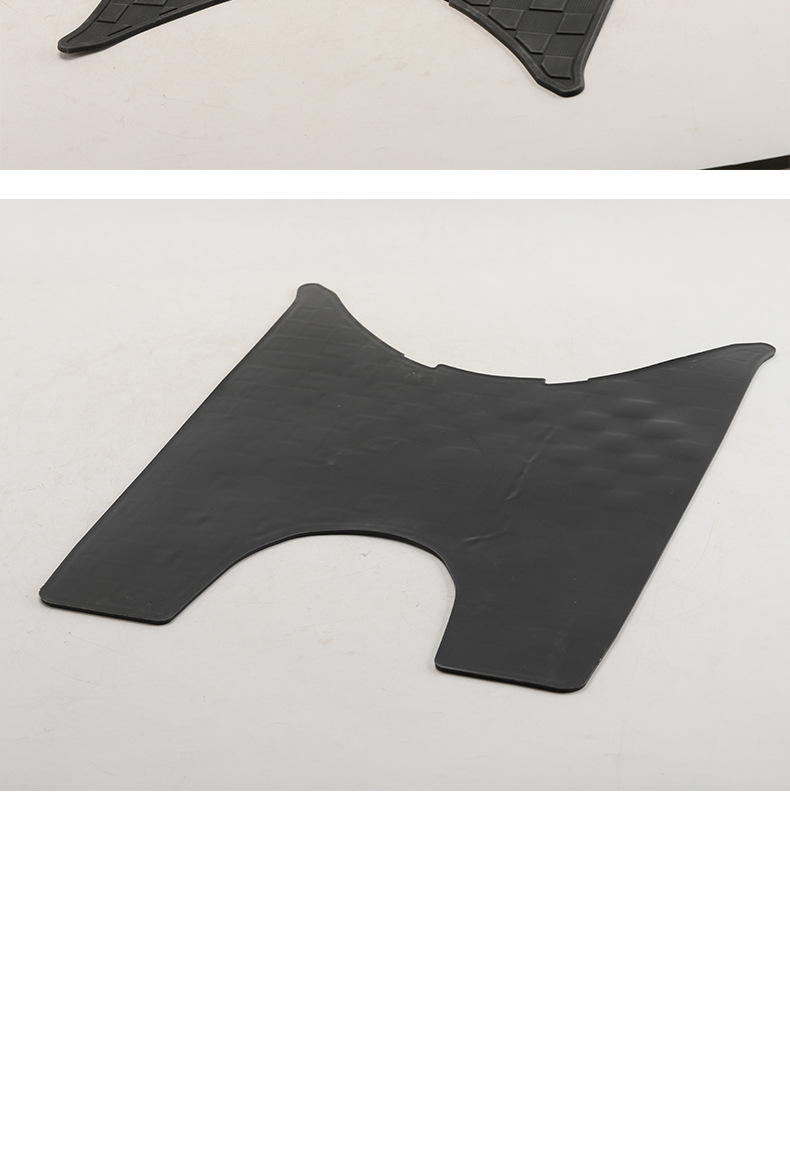 Suitable for Haojue Afr125 Electric Vehicle Foot Pads, Non-Slip, Waterproof, Wear-Resistant Rubber Foot Pads, Diagonal Square Color Stripe Pedal Pads