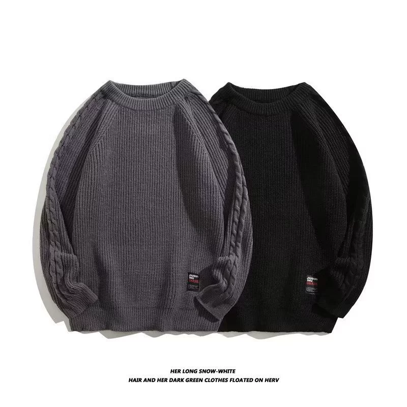 Свитер Мужской осенне-зимний модный бренд Twist утолщенный вязаный мужской свитер с длинными рукавами ручной вязки ПАЛЬТО МОДНЫЙ