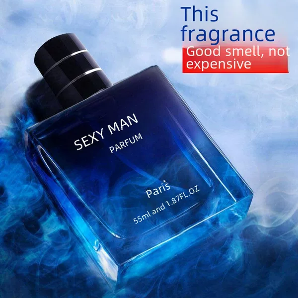 Men's Passionate Gentleman Azure Cologne Long-Lasting Fresh Charm Light Fragrance Cross-Border Live Broadcast Wholesale Dropshipping