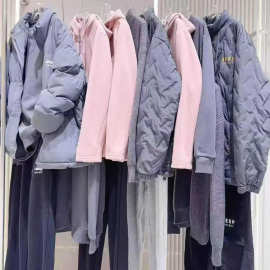 吉25冬普时尚潮流百搭男女同款羽绒服棉服裤子实体店直播尾货批发