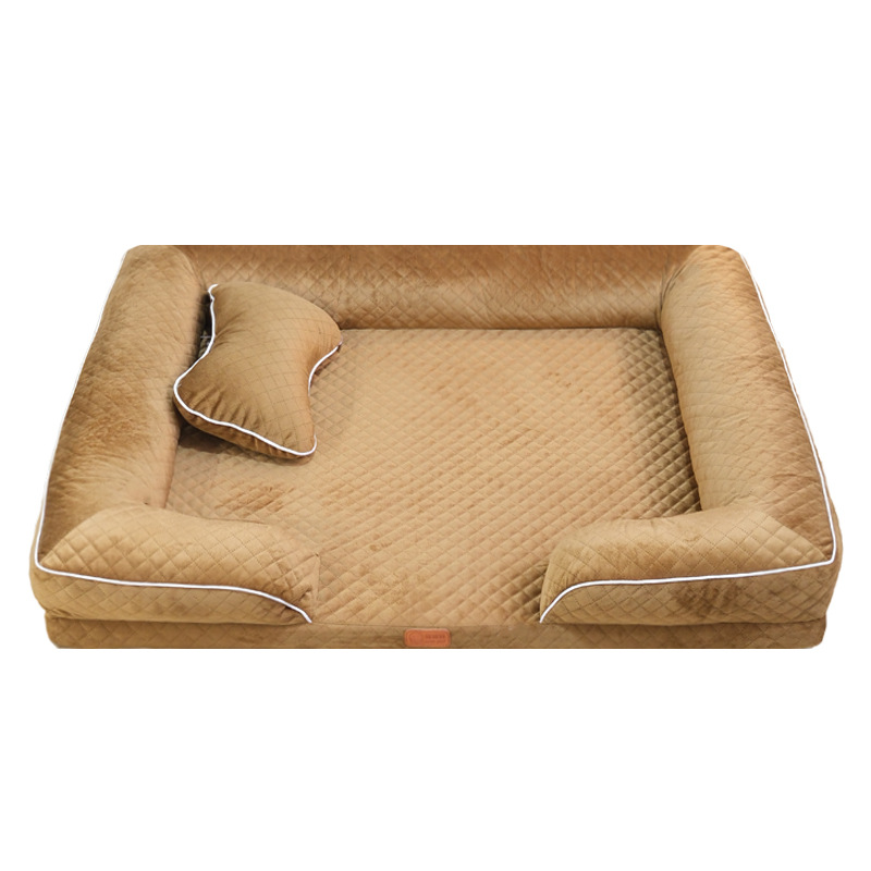 Ventas transfronterizas de mascotas calientes cuatro estaciones cojín de mascotas sofá cama perro gato cama cama perro cama suave y cómoda image 6