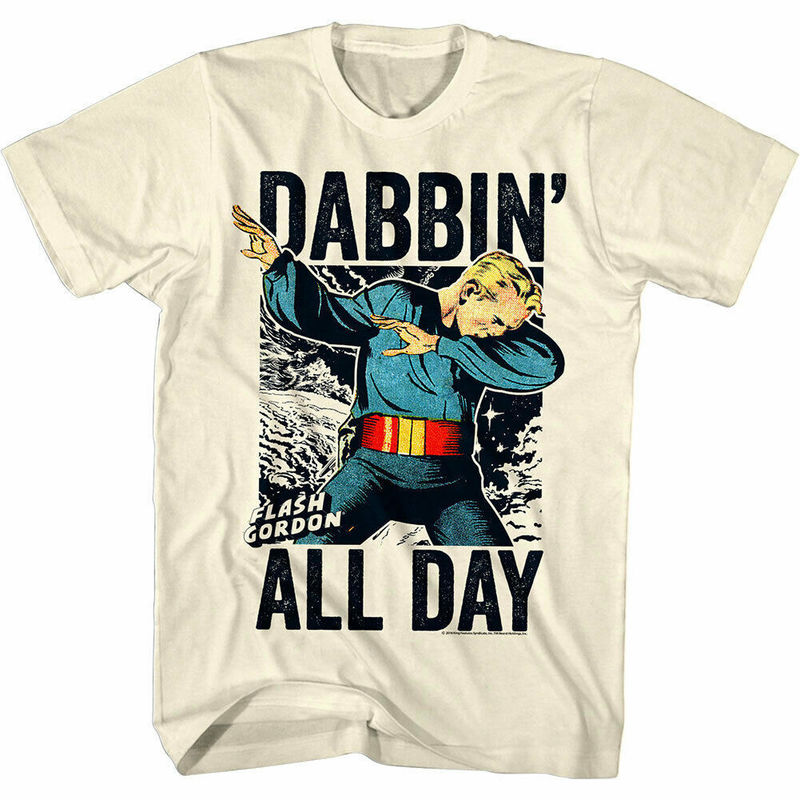 1980 Flash Gordon Mens T-Shirt Retro Movie Anime Men's T-Shirt