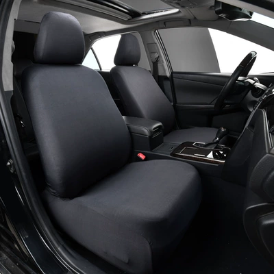 seats, with elastic edges, Universal seat cover - black-front-row-seat-cover-type-a-1-piece-universal-one-size-fits-all