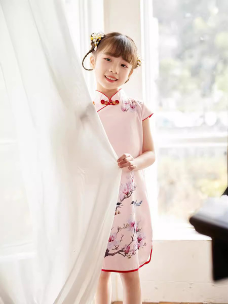 Summer cute cheongsam girl's