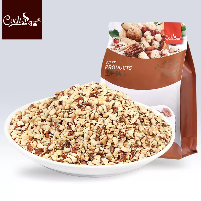 烘焙原料【Coch/可茜】焙烤扁桃仁碎1KG/袋巴旦木糕点用杏仁碎