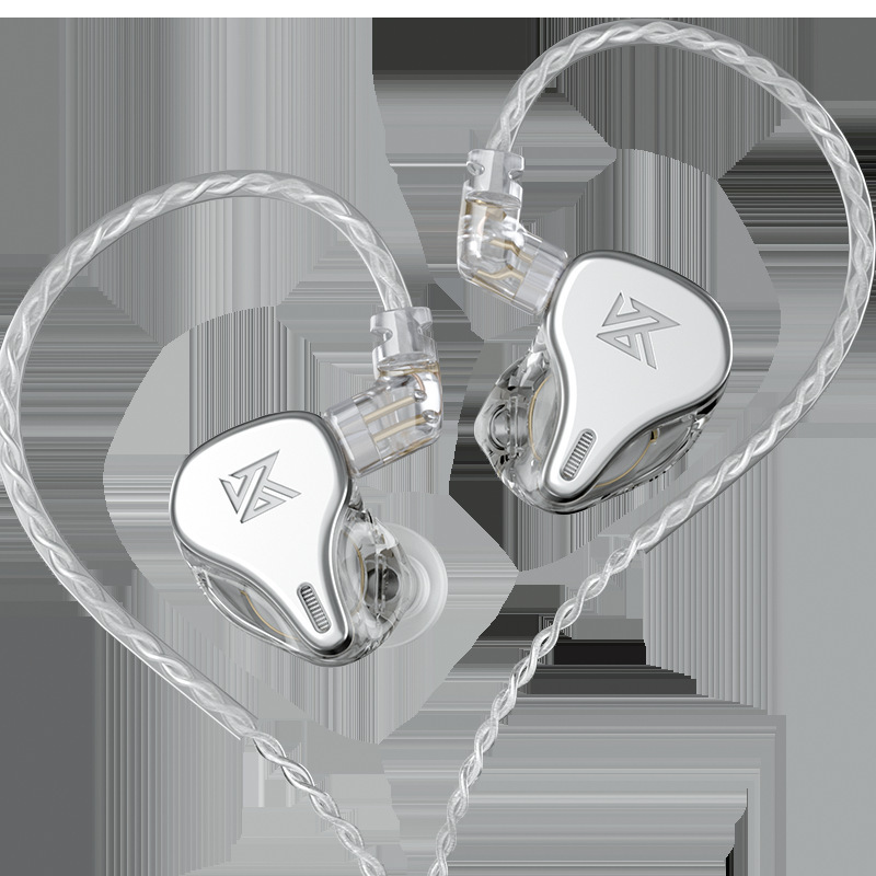 KZ-DQ6 three-unit moving coil in-ear headphones hifi wire control noise reduction karaoke live game subwoofer headset