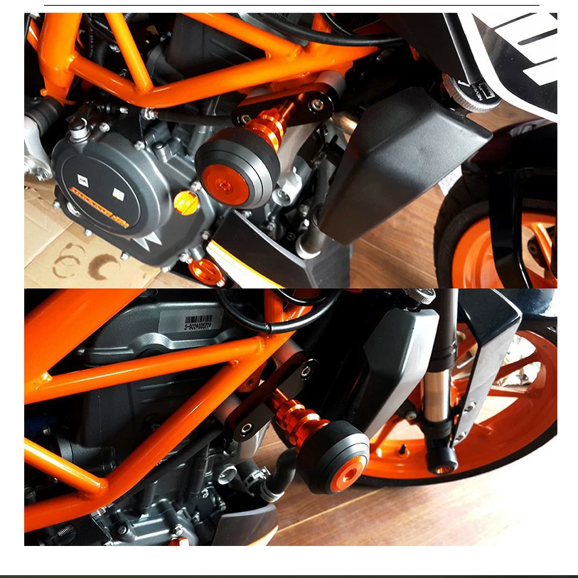 Мотоцикл Модификация Аксессуары для кузова анти-падение стержня KTM DUKE125 200 390CNC Slider Защита от столкновения