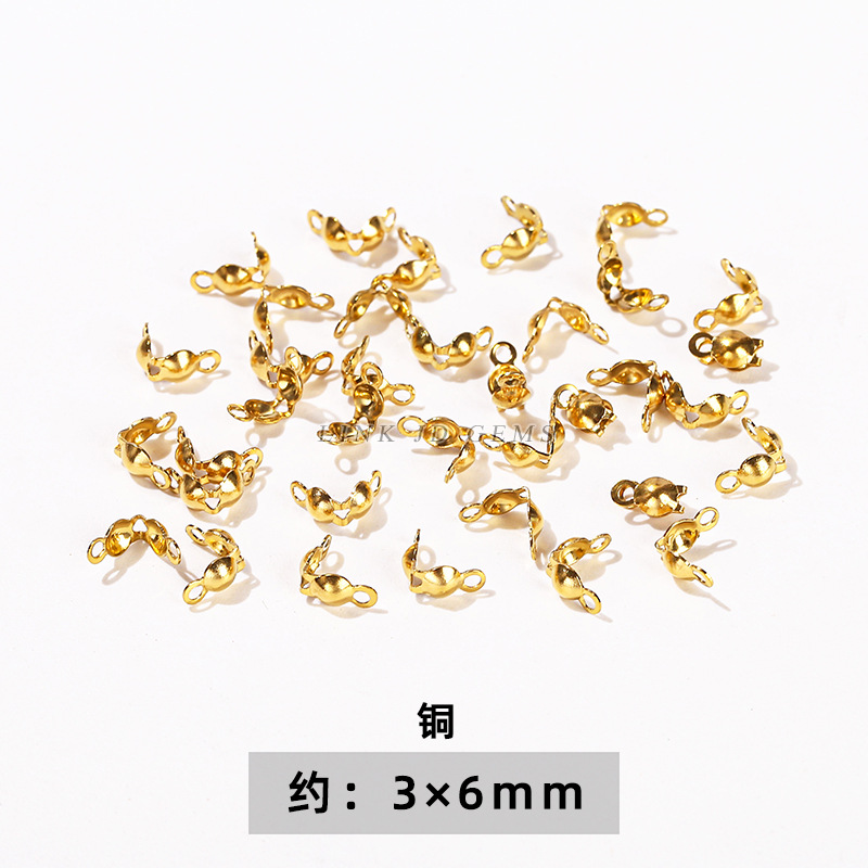 Copper gold plating buckle