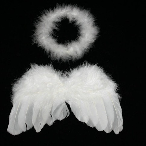 28*16 날개와 깃털 머리띠 세트